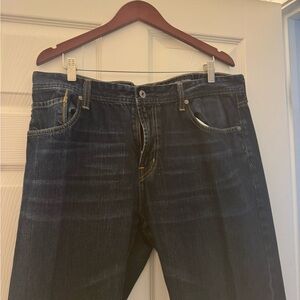 Ag Adriano Goldschmied Men's Deep Indigo Straight Jeans